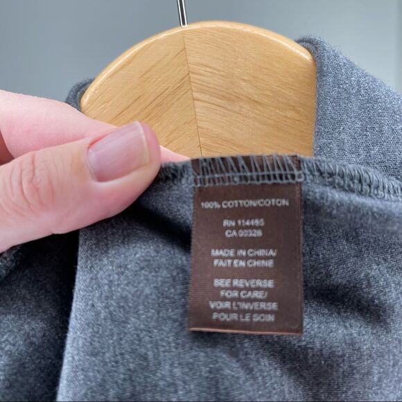 Men’s Grey Long Sleeve 1/4 Zip Pullover - Picture 5 of 6